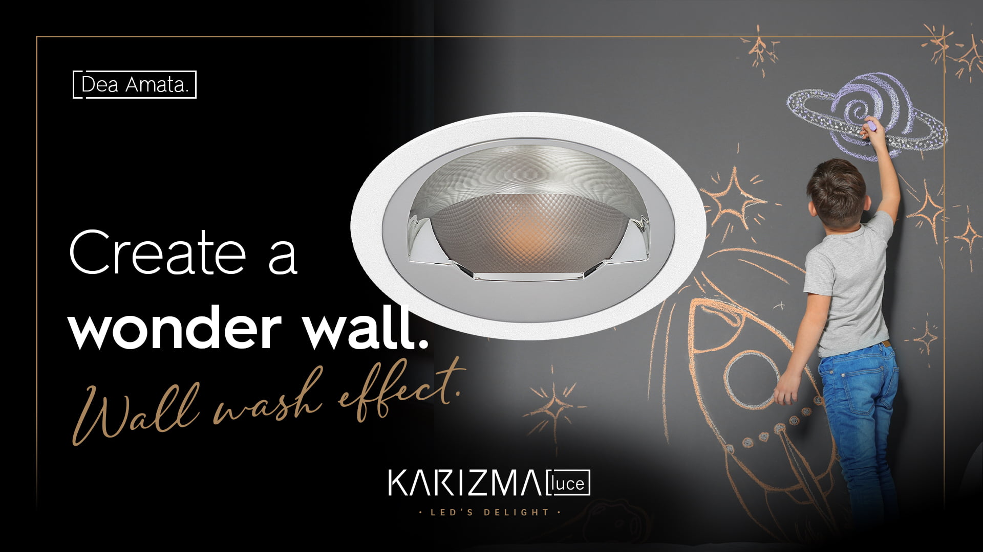 NEW | Wallwasher Dea Amata M AS | asymmetric beam angle. | Karizma Luce